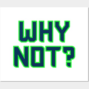 Why Not Seattle - White 2 Posters and Art